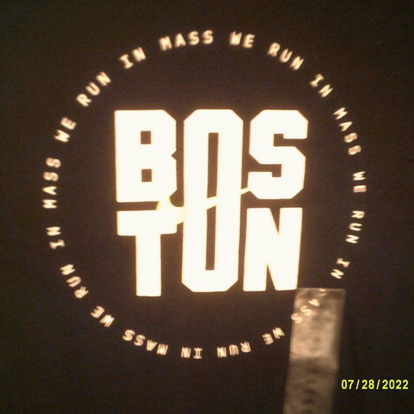 NEW NIKE DRI-FIT RUNNING "Boston Marathon Tee" MEN'S BLACK T-SHIRT 2XL - Picture 2 of 6